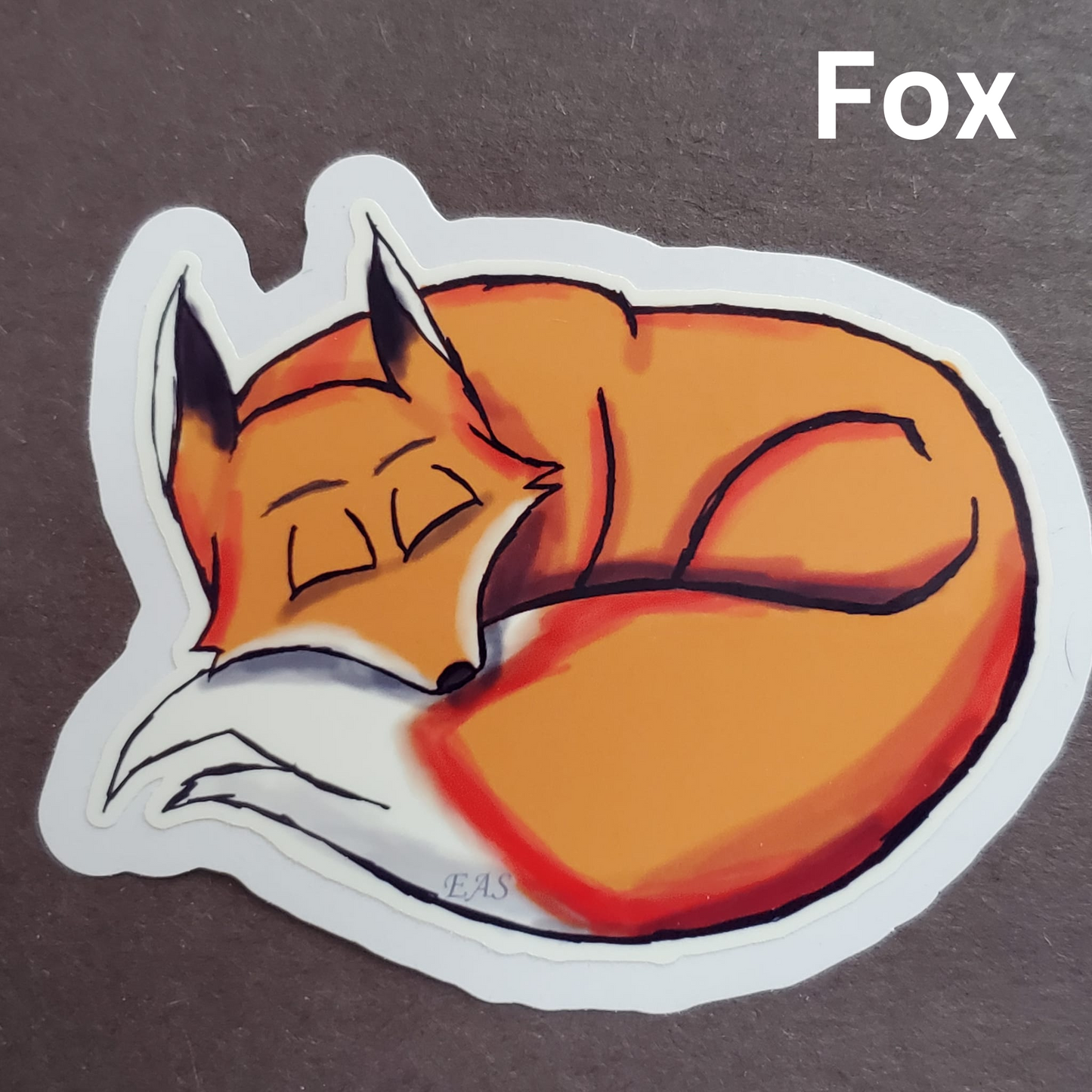 Hand Drawn Sleepy Animal Stickers 3-inch