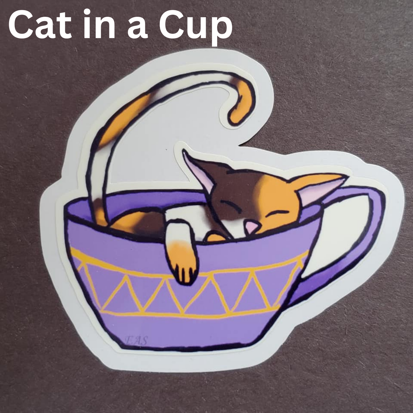 Hand Drawn Sleepy Animal Stickers 3-inch