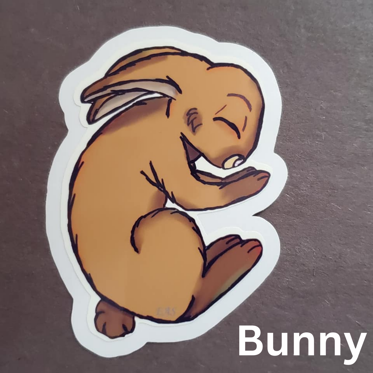 Hand Drawn Sleepy Animal Stickers 3-inch