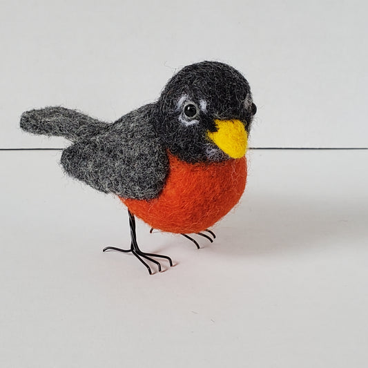 Needle Felted Robin