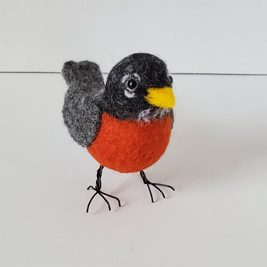 Needle Felted Robin