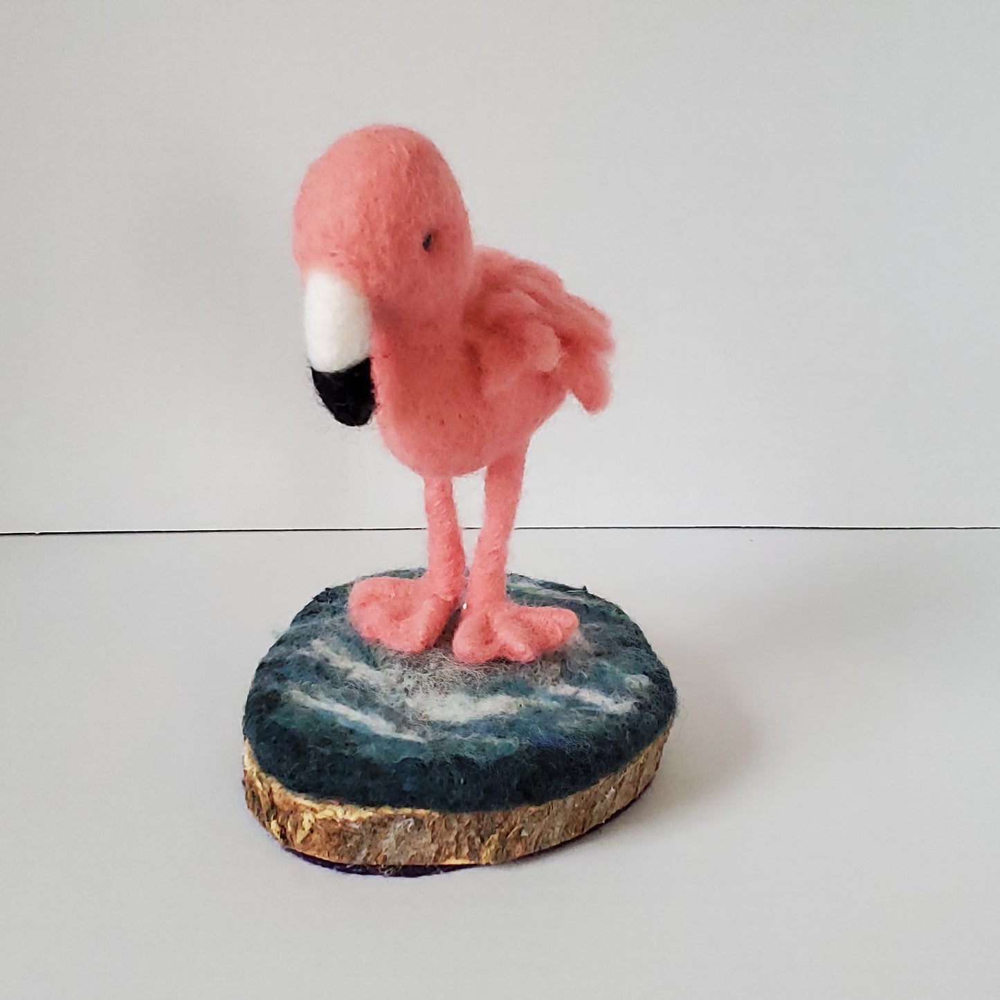 Needle Felted Flamingo