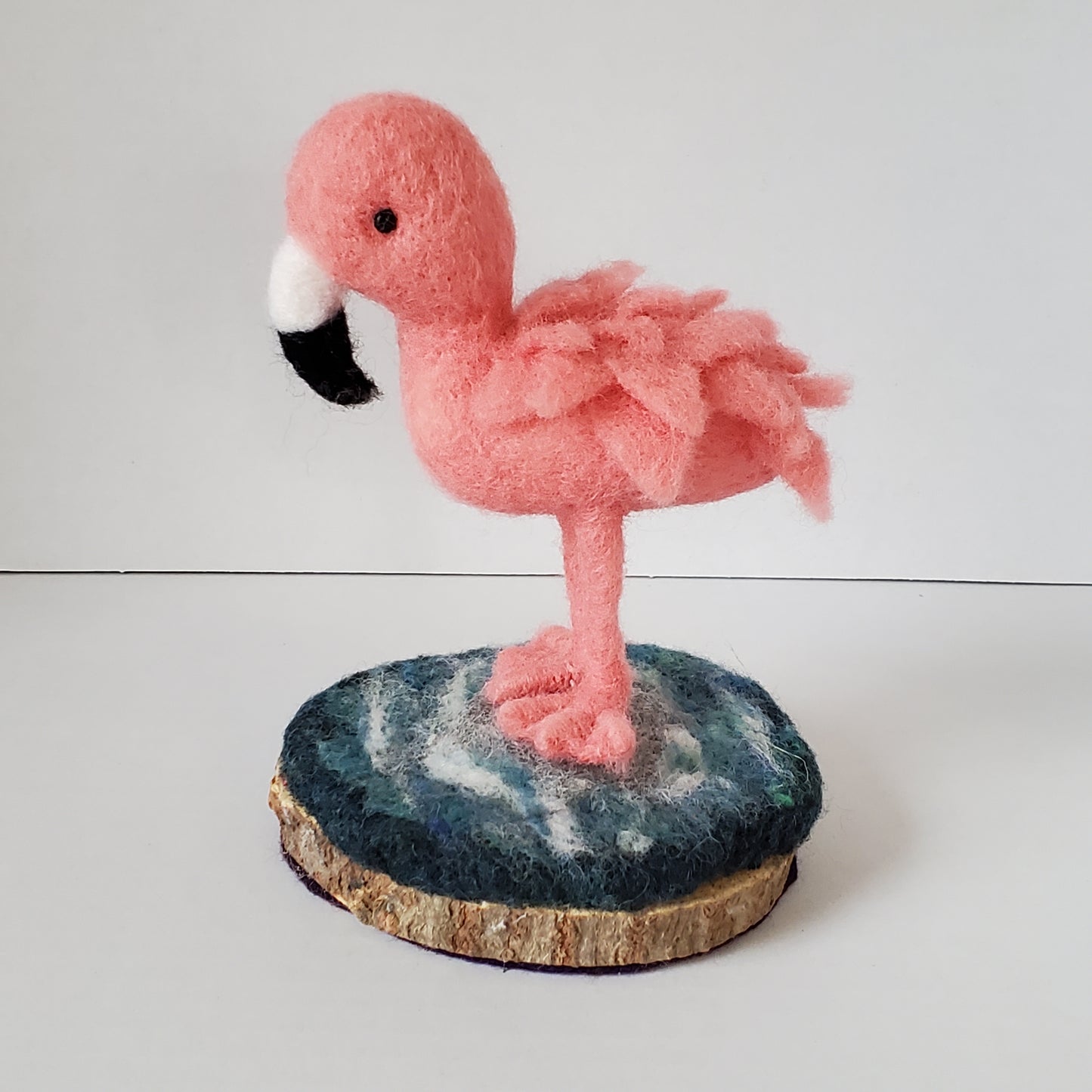 Needle Felted Flamingo