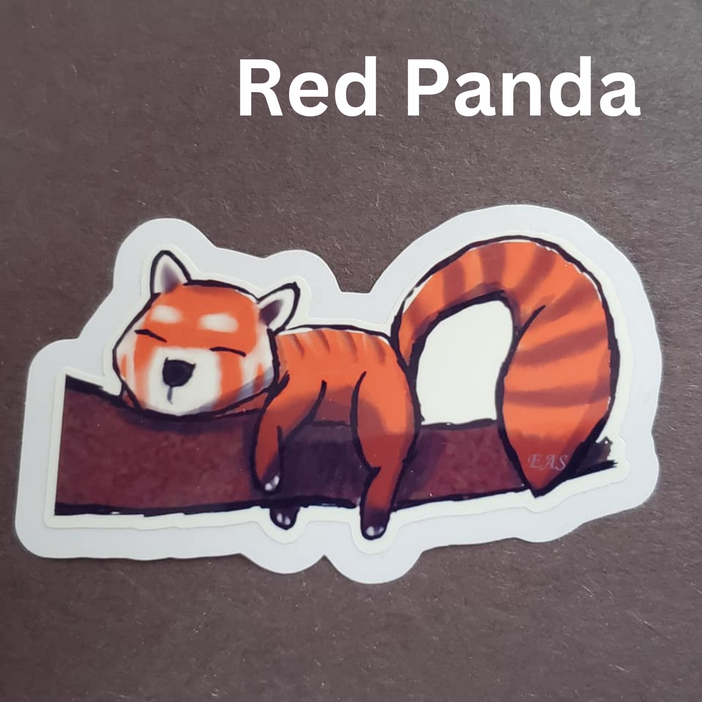 Hand Drawn Sleepy Animal Stickers 3-inch