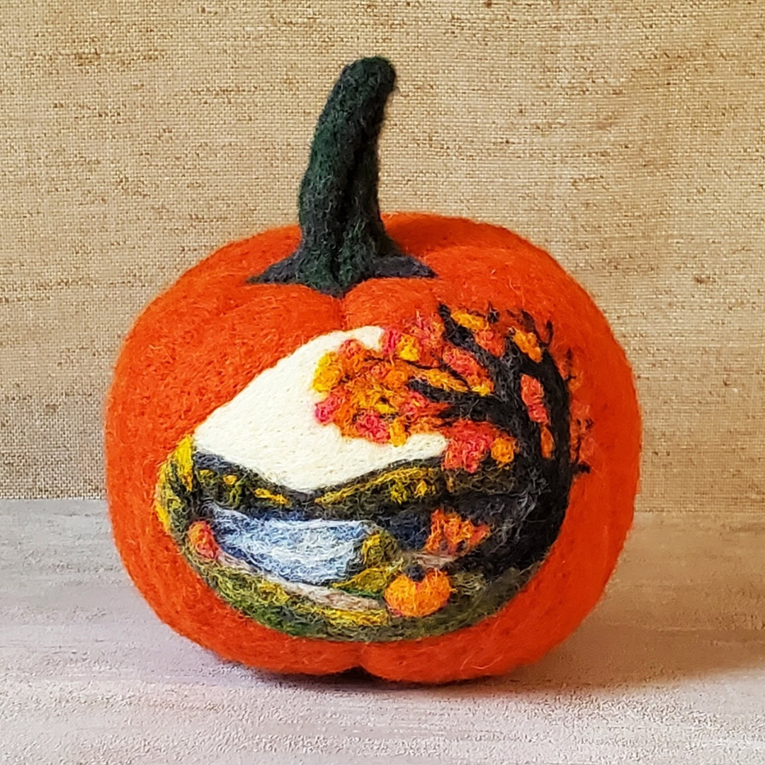 Needle Felted Pumpkin Tutorials