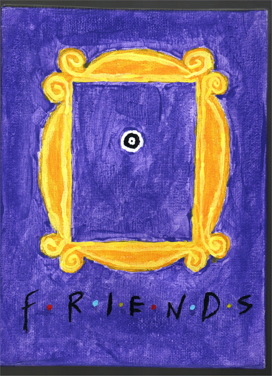 Friends Acrylic Painting
