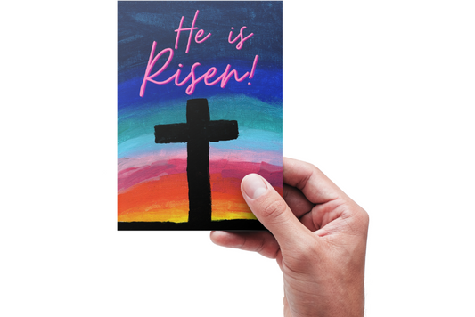 He is Risen! Printable Easter Card