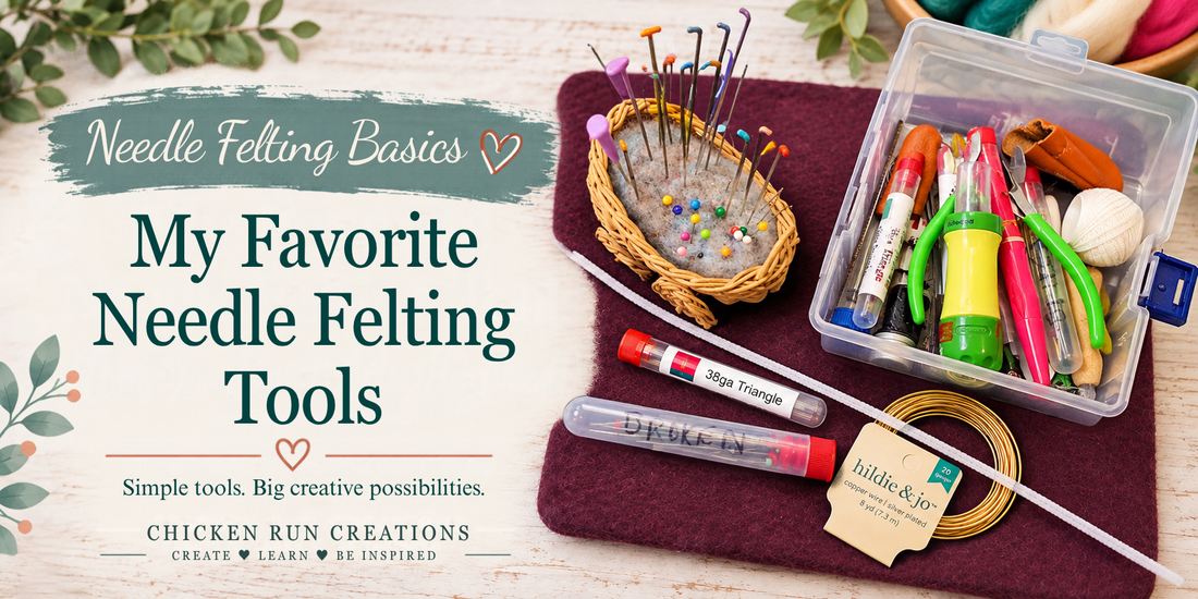My Favorite Needle Felting Tools (That You Don’t Actually Need!)