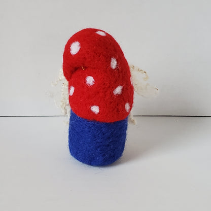 Needle Felted Patriotic Gnome