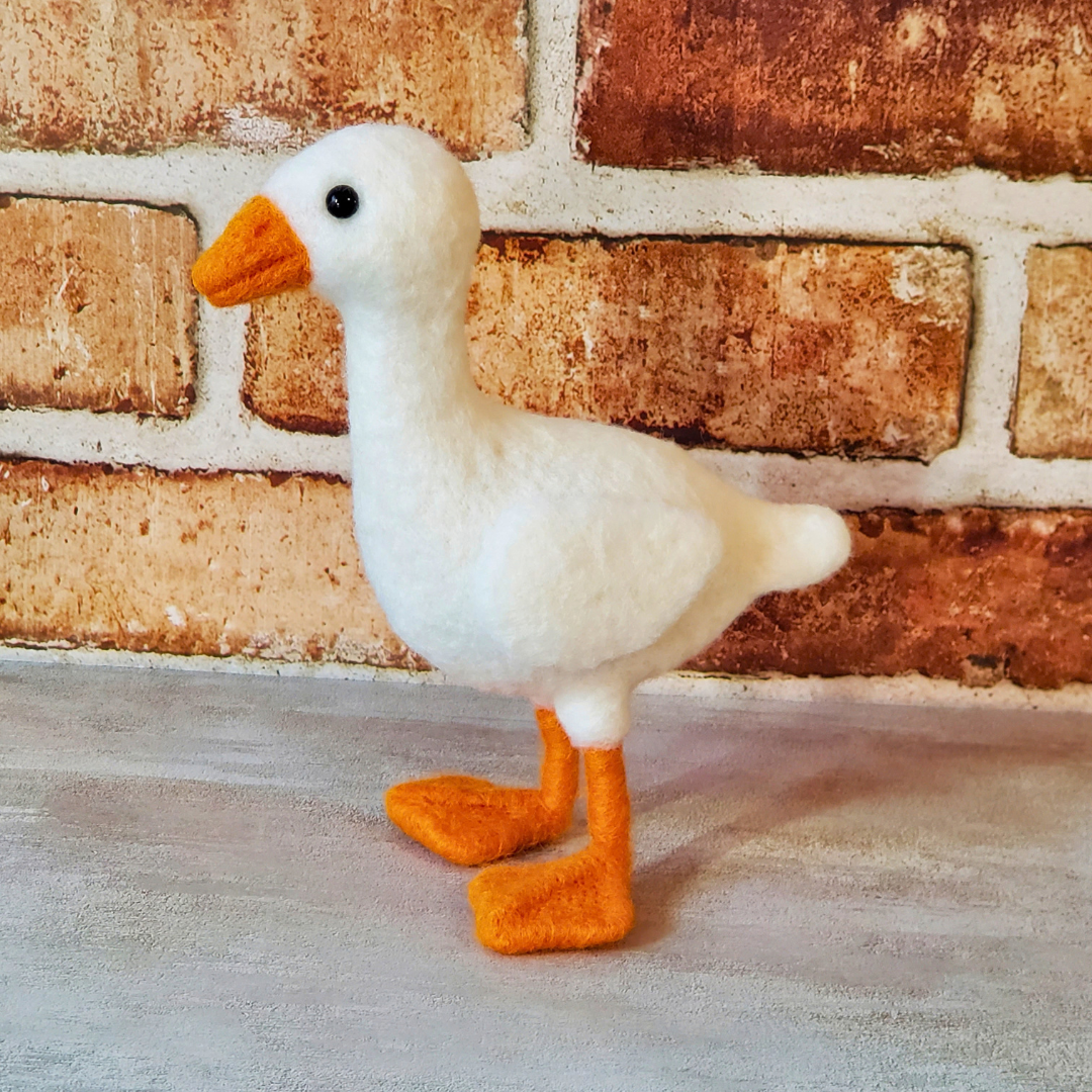 Needle Felted Desk Goose Tutorial
