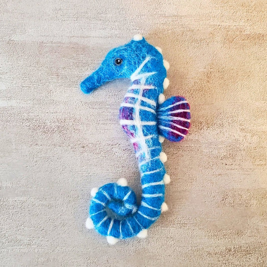 Sammy the Needle Felted Seahorse