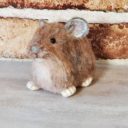 Percy the Needle Felted Pika