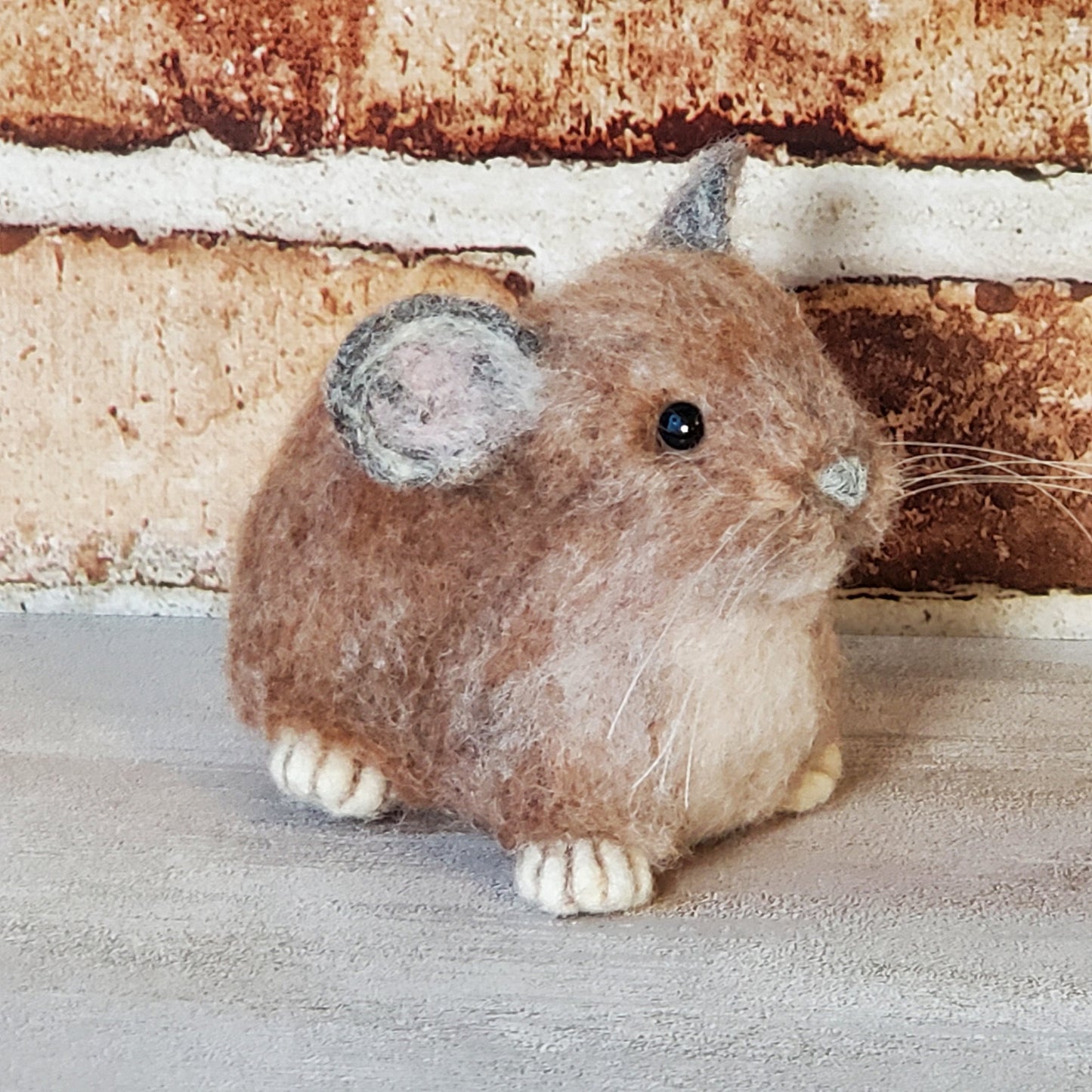 Percy the Needle Felted Pika