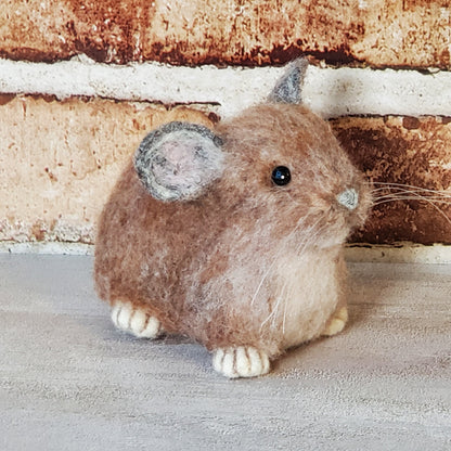 Percy the Needle Felted Pika
