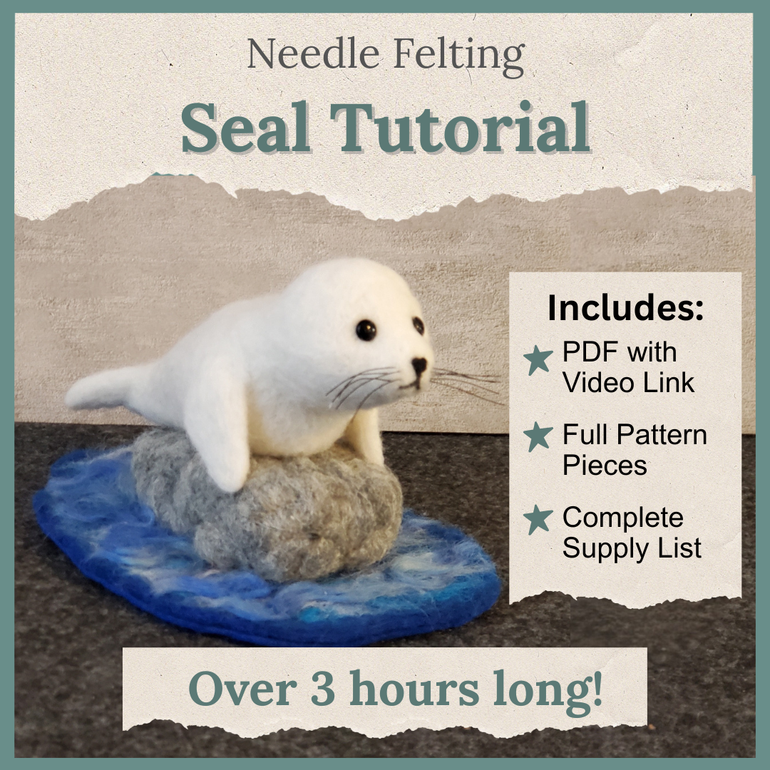 Needle Felted Seal Tutorial