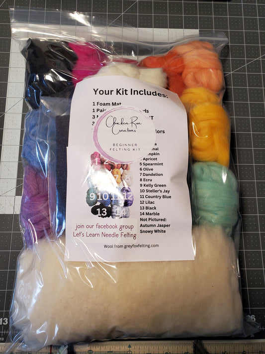 Needle Felting Beginner Kit
