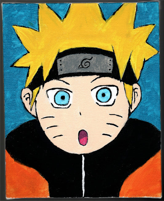 Naruto From Naruto Acrylic Painting