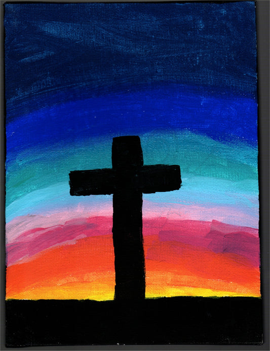 The Cross Acrylic Painting